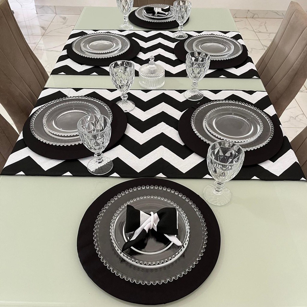 6 Capas Suplat + 2 trilhos de mesa posta em Oferta na Shopee