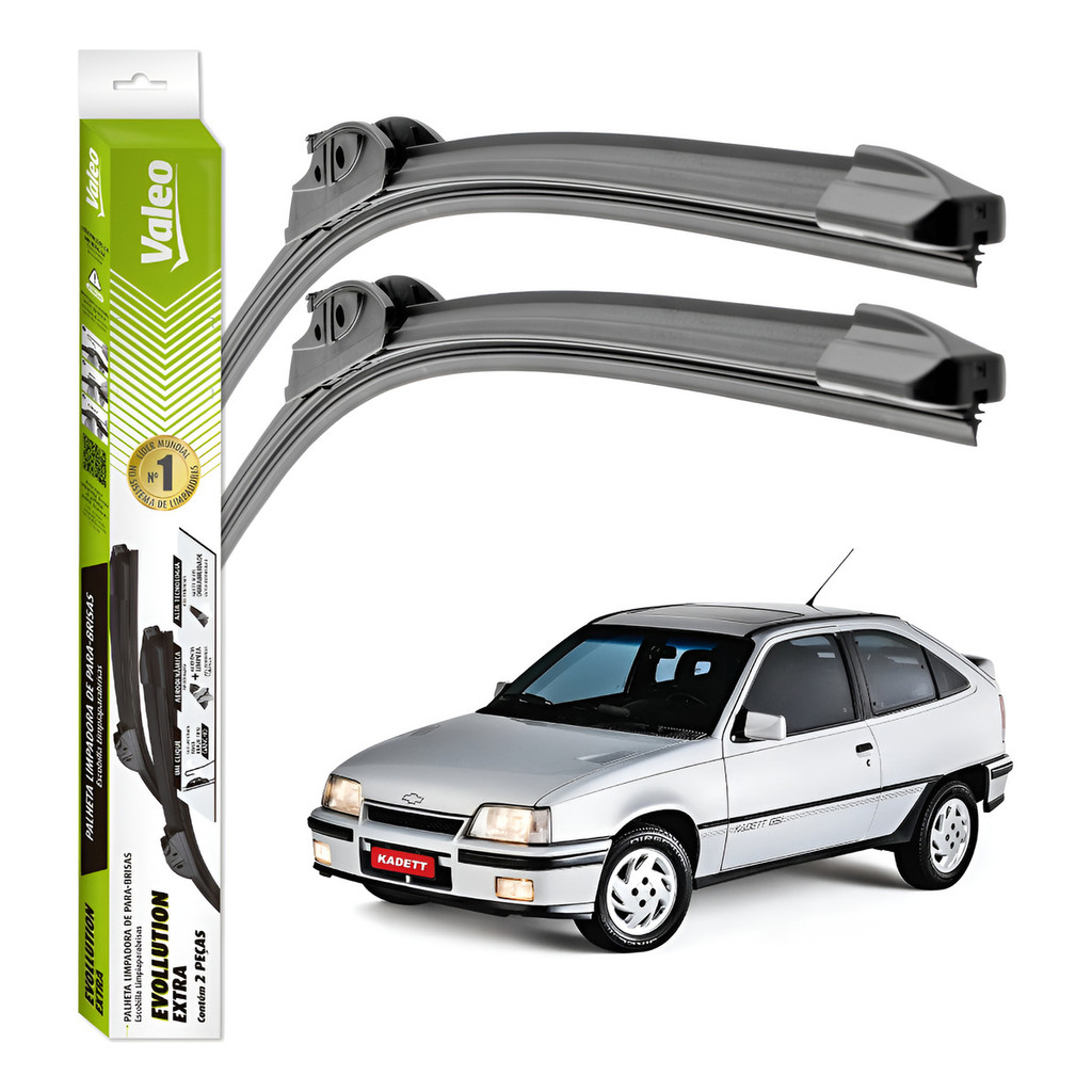 Par De Palhetas Limpador Parabrisa Valeo Kadett 1989 A 1997