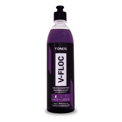 V-FLOC Shampoo Automotivo Neutro Super Concentrado 500ml Vonixx