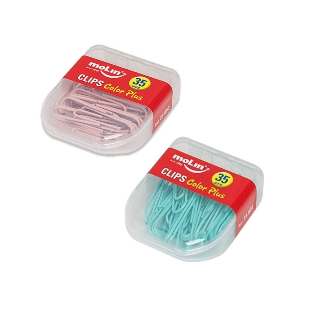 Clips Grandão 50mm - 35 Unidades - Molin em Oferta na Shopee