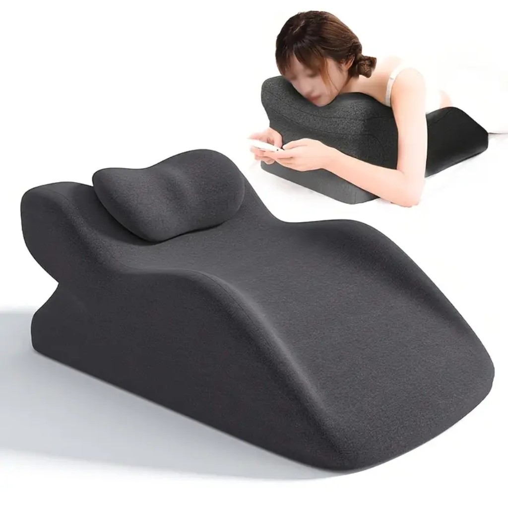 Travesseiro Almofada Ergonômica Para Descanso E Leitura Confortável