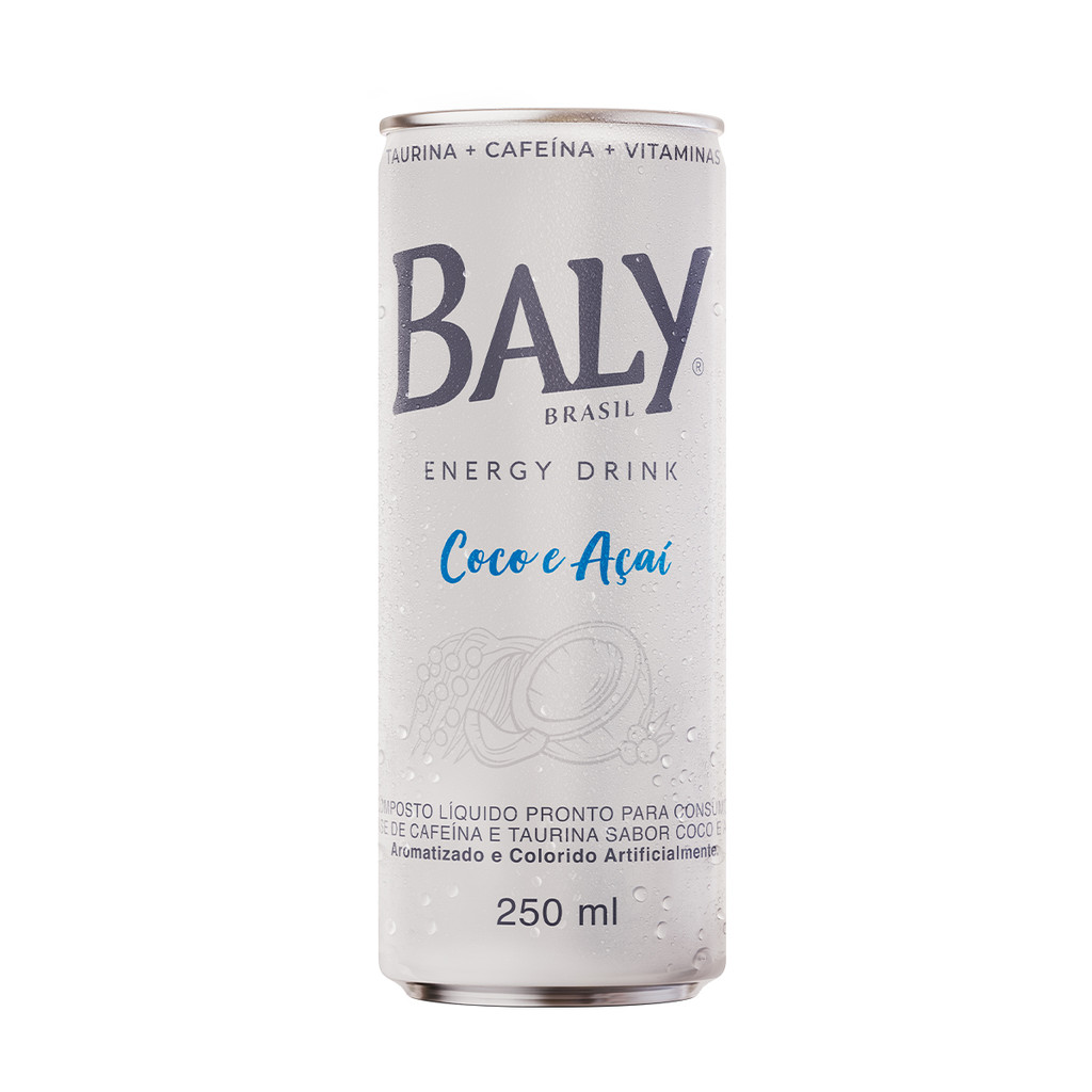Imagem Energético Baly Energy Drink Coco e Açai 250ml
