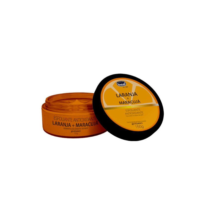 Esfoliante Ideal Laranja + Maracujá Corporal e Facial 150g em Oferta na Shopee