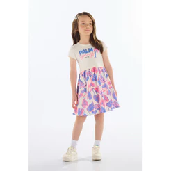 Vestido Estampado em Cotton Quimby