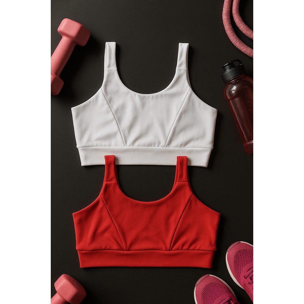 Cropped Fitness Top Duplo Academia Treino Moda Feminina Esporte Corrida Bojo Verão Malhar em Oferta na Shopee