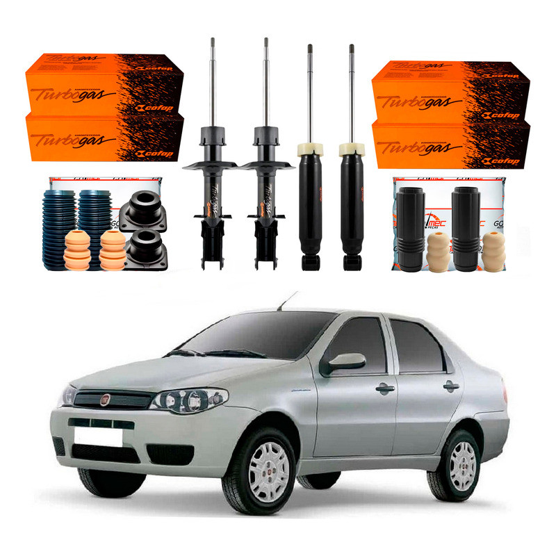 Amortecedor Dianteiro Traseiro Fiat Siena 1.8 2004 A 2010