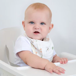 Babador Papi Bandana Estampa Patinhos Soft 2 Peças