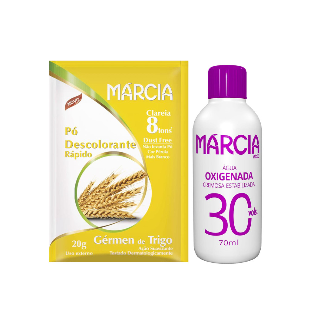 Kit Econômico Descolorante de pelos / Mechas Germen de trigo em Oferta na Shopee