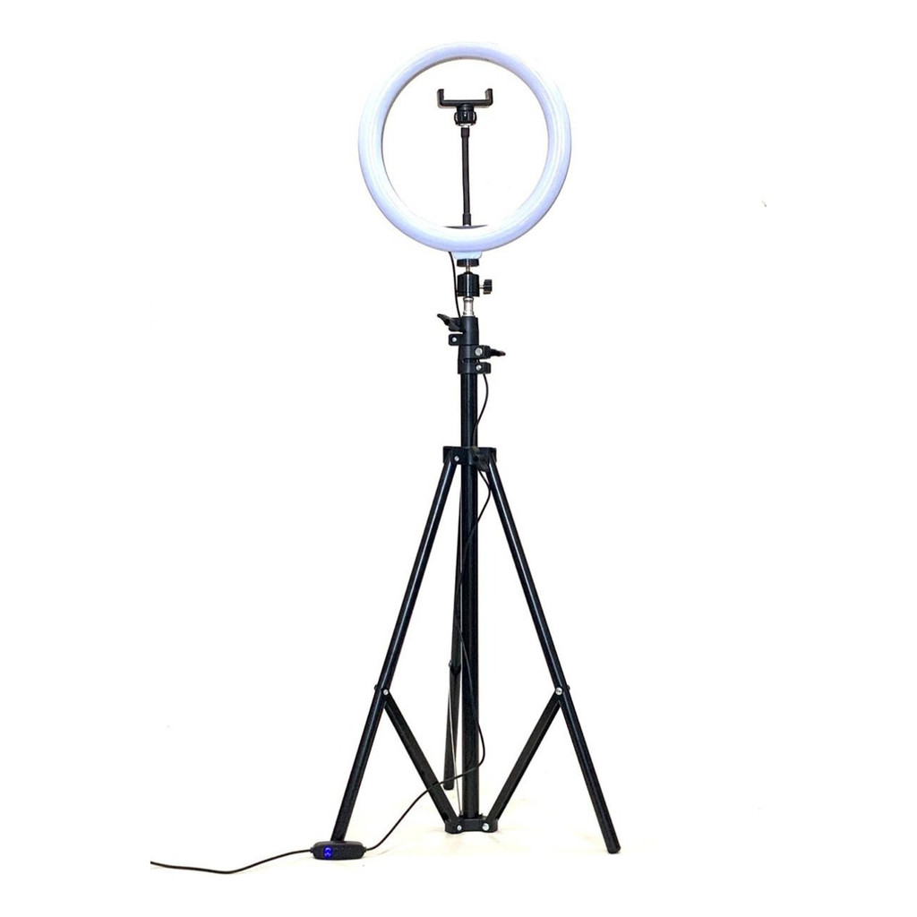 RING FILL LIGHT  Luz Led Para Mesa Com Tripe Para Celular 10 POLEGADAS 26 CM