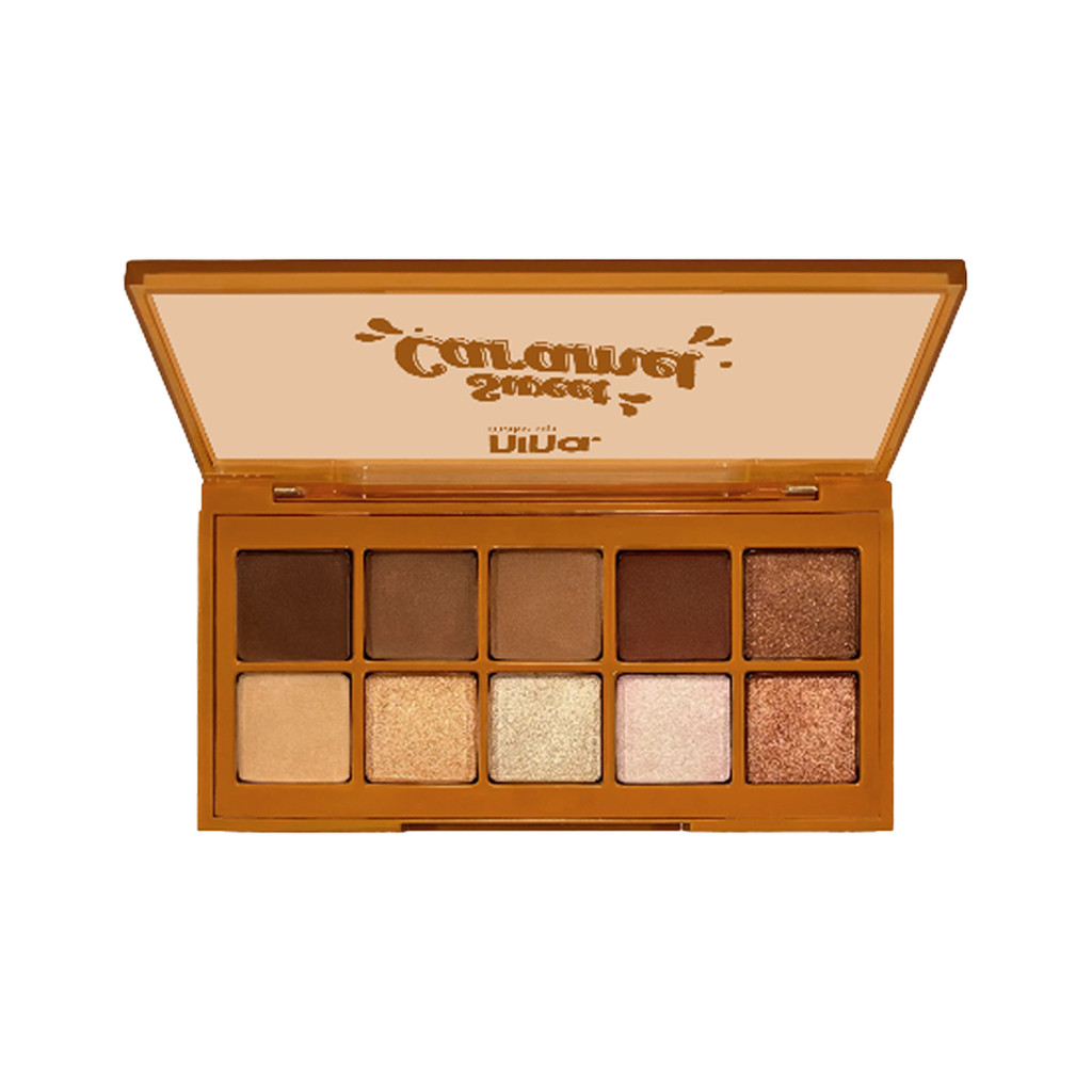 Paleta de Sombra Nina Makeup Sweet Caramel Explosao Caramelo em Oferta na Shopee