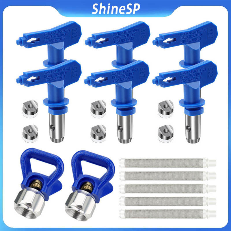 19conjunto De Bicos De Pintura Sem Ar Pontas De Pulverização Alta Qualidade