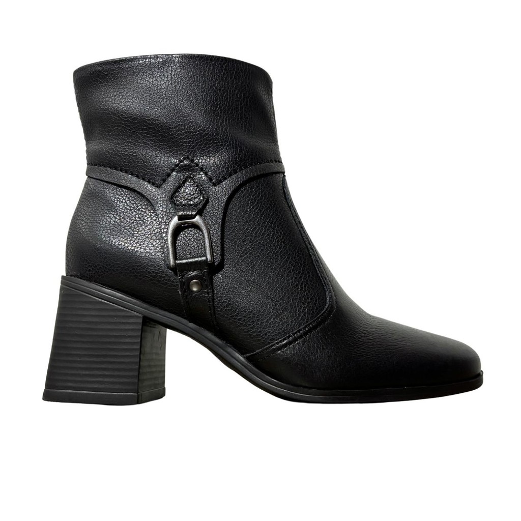Bota Cano Baixo Bottero Feminina Salto Bloco