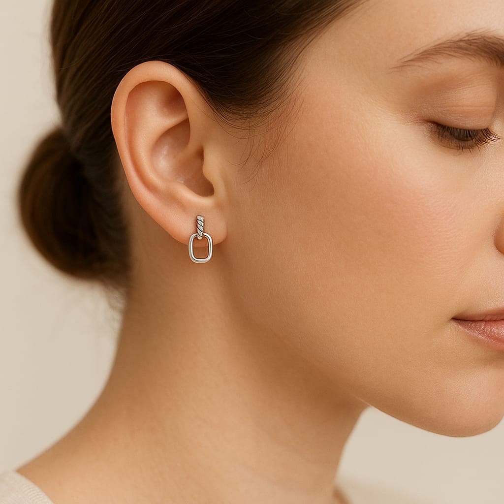 KIT 10 PARES DE BRINCOS VARIADOS FOLHEADO A PRATA