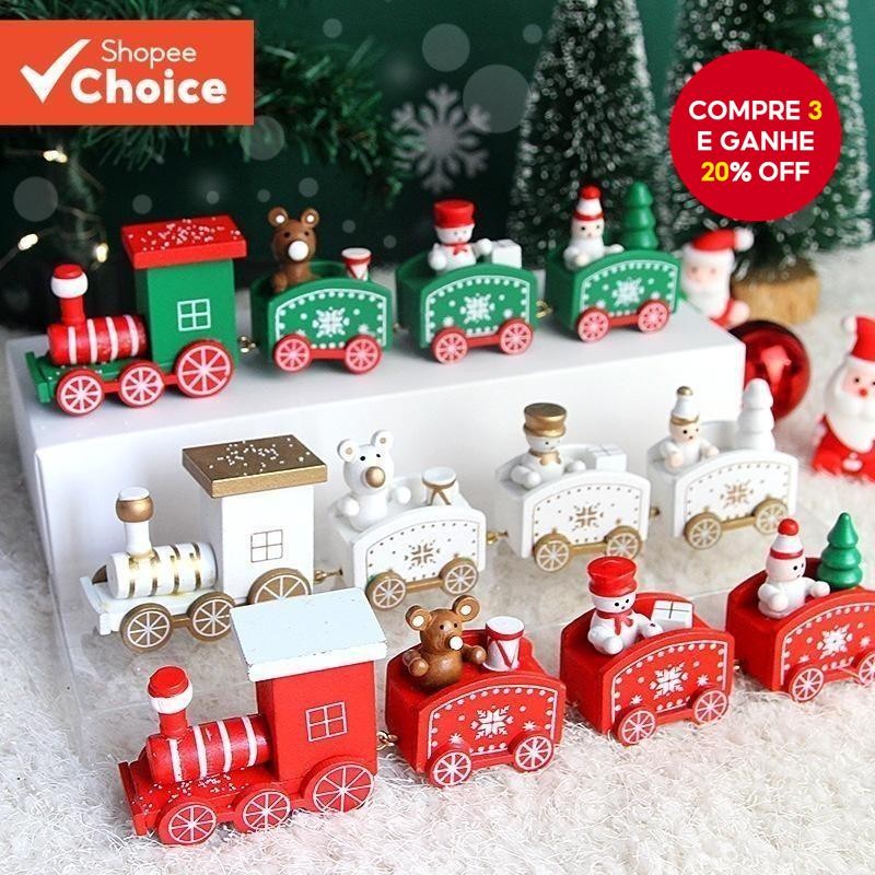 [Bolo De Trem De Natal Topper , Train , Santa Claus , Snowman , Bakeware