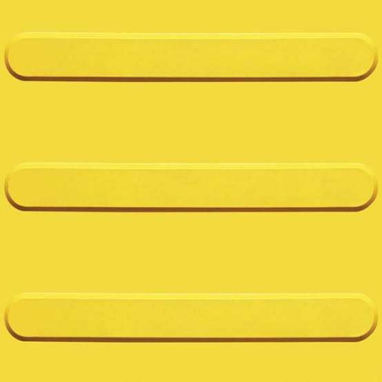 Piso Tatil Direcional Amarelo 25 X 25cm Kapazi