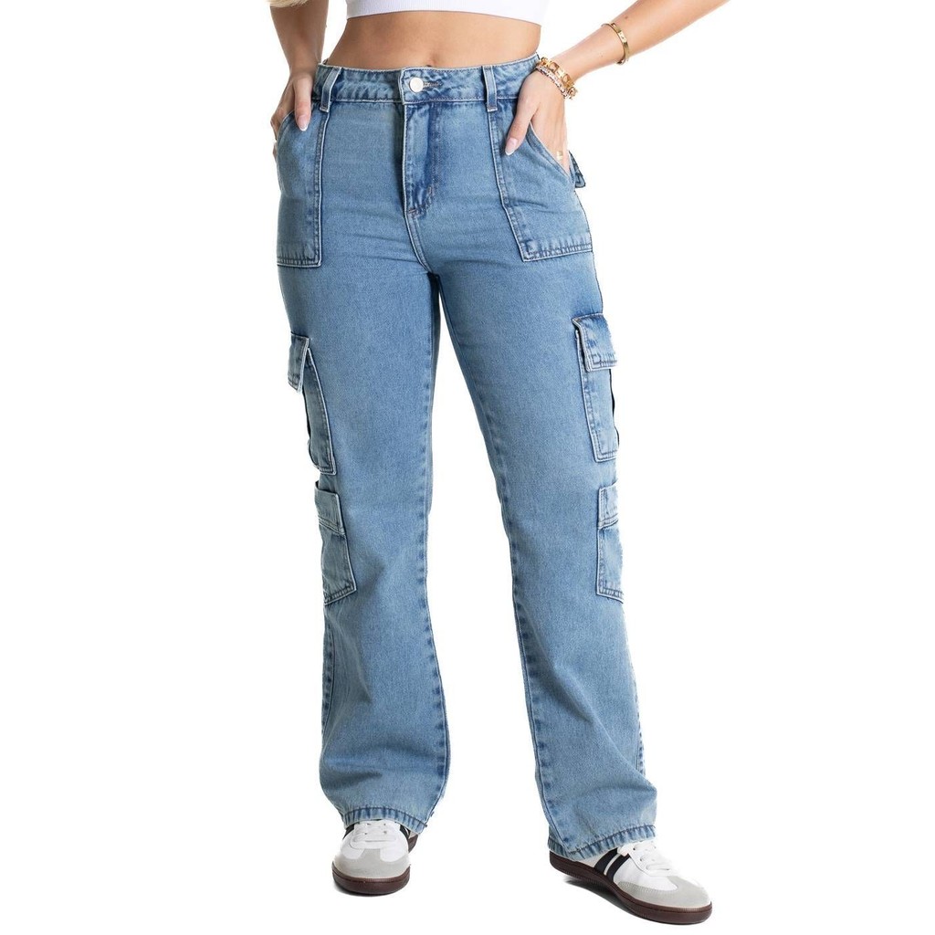 Calça Jeans Sawary Reta - 280970 em Oferta na Shopee