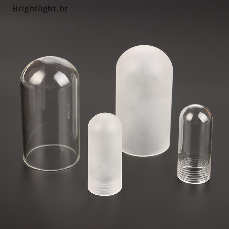 [brightlight.br] Tampa De Vidro Tubular G9 Com Rosca Ne Abajur Peças De Reposição Tubo Protetor Resistente Contra Congel