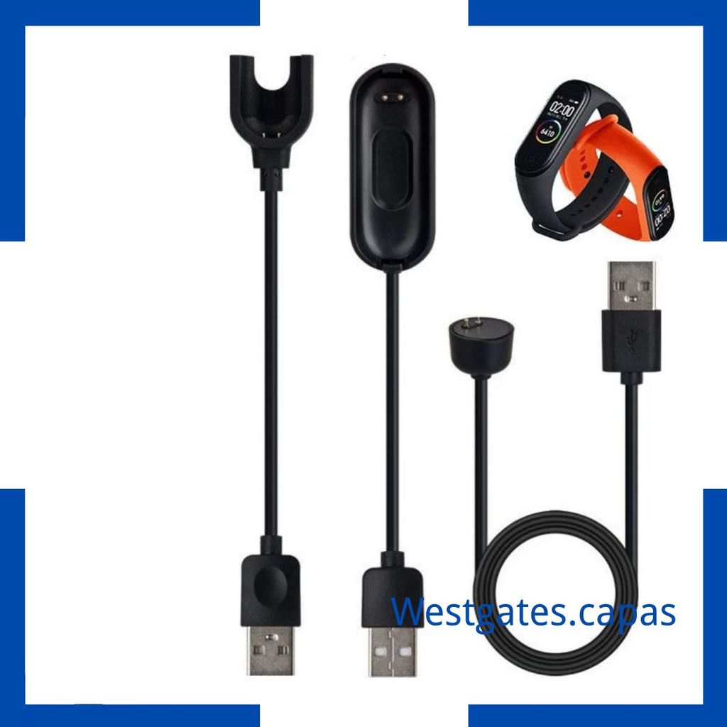 Cabo de carregamento usb para xiaomi mi band 6 5 4 3 2 carregador portátil fio carregador usb