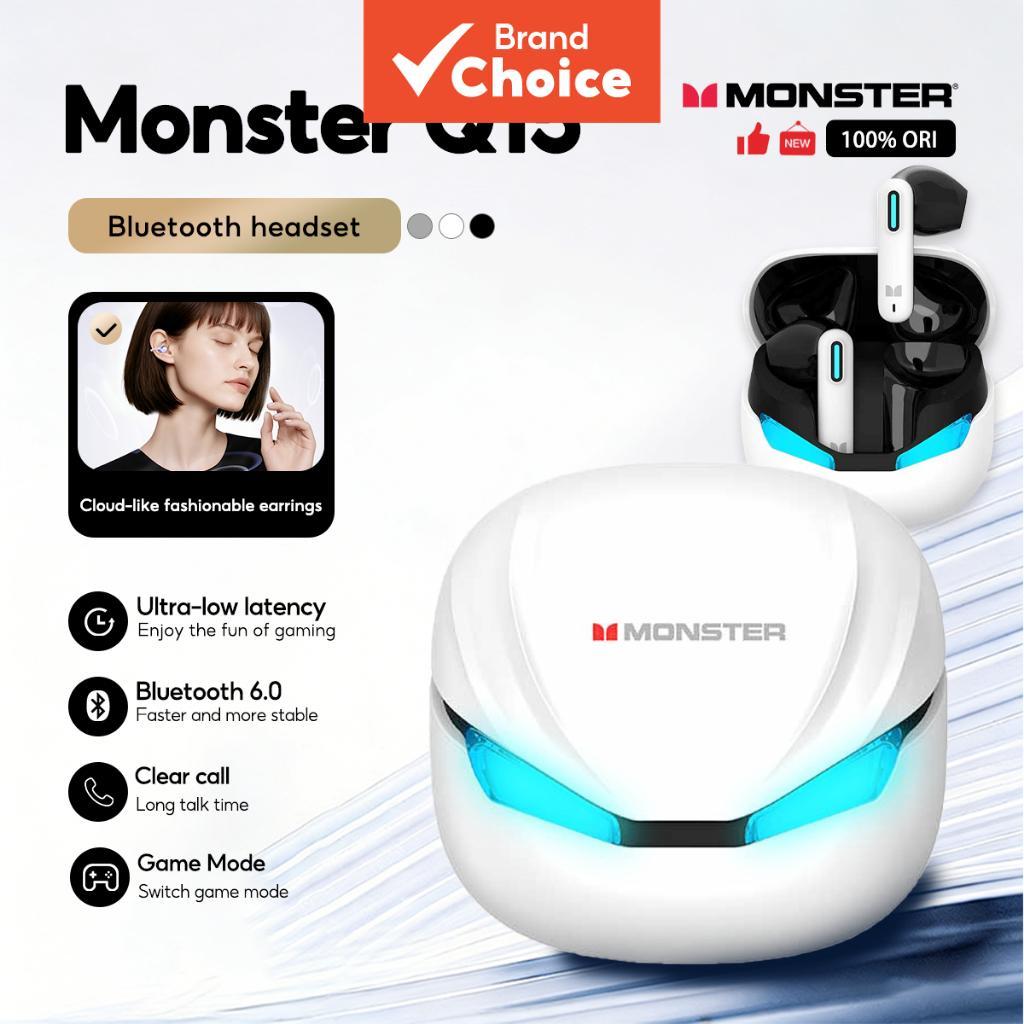 Fones De Ouvido Monster Bluetooth TWS Sem Fio Q15 Para Jogos Com Som De Alta Qua