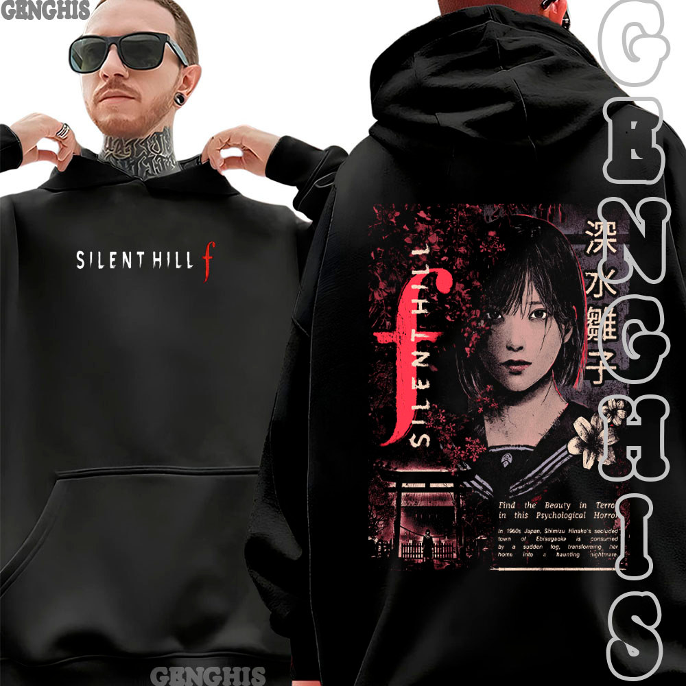 Moletom Blusa De Frio Capuz Silent Hill F Jogo Terror Game Diversas Estampas