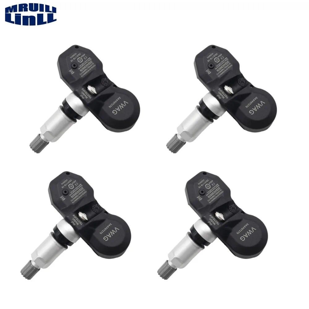 4pcs Novo Sensor De Pressão Dos Pneus OEM 3AA907275 3AA907275B Para 2008-2018 VOLKSWAGEN PASSAT CC TPMSauto Peças Decora