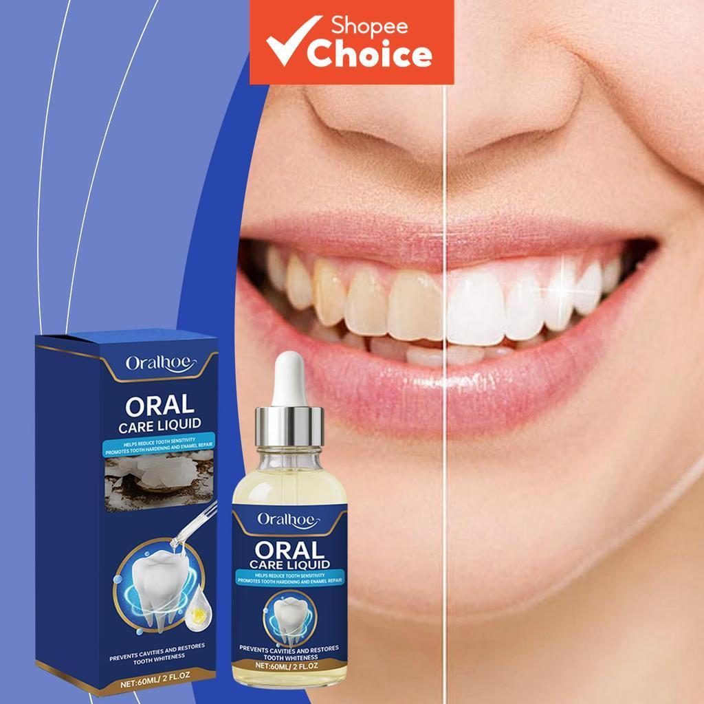 Enxaguante Bucal Branqueador & Controle de Placa 60ML | Colágeno Hidrolisado & Hidroxiapatita para Cuidado do Esmalte &