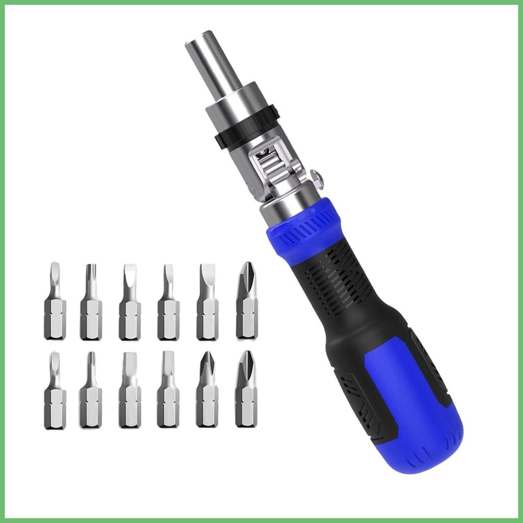 Conjunto De Chave De Fenda Catraca Precisão Ajustável 13 Em 1 Segurança Hex De Cabeça Chata Para Garagem Doméstica kouzx