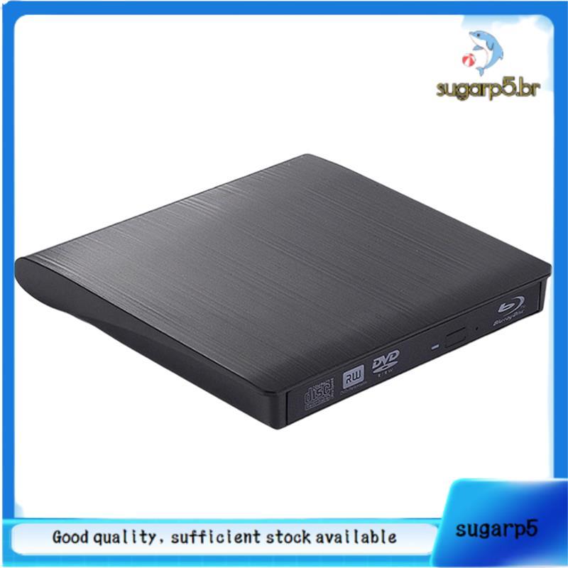 Dual-Interface Blu-Ray Queima Acabamento Escovado USB 3.0 Unidade Óptica Externa Gravador De DVD/CD Para Laptop