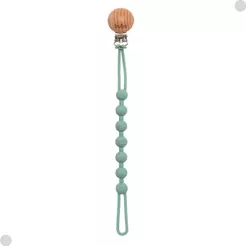 Prendedor de Chupeta Em Silicone Verde - Buba