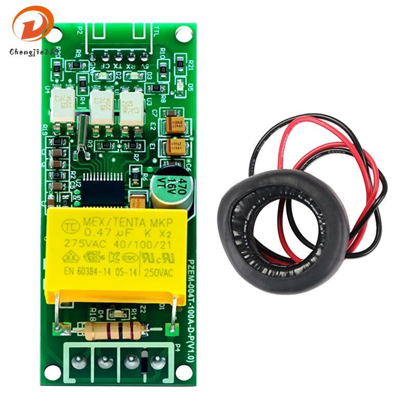 [Novo C] 100A PZEM 004T 3.0 Versão Wattímetro + Perto CT Kwh Medidor Volt Amp Módulo De Teste De Corrente Para TTL COM2/