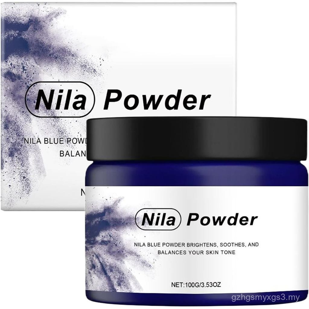 Nila Blue Moroccan Powder，Daily facial mask，Reduce pores and brighten skin tone，Skin Firming Care Formula