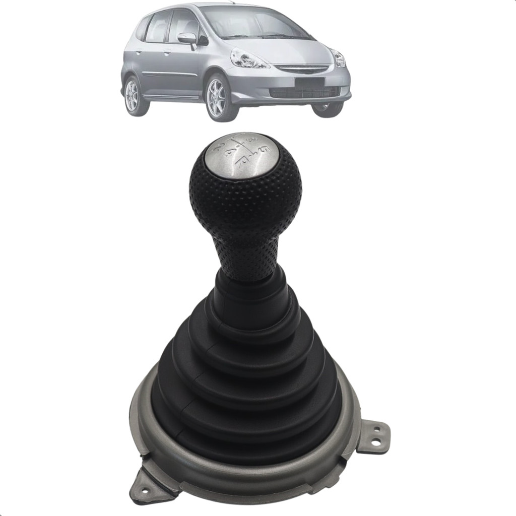 Kit Coifa Manopla Câmbio Honda Fit 2003 04 05 06 2007 2008