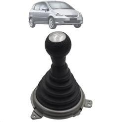 Kit Coifa Manopla Câmbio Honda Fit 2003 04 05 06 2007 2008