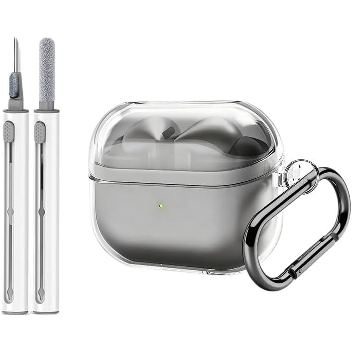 Capa Transparente para Samsung Galaxy Buds 3/3 Pro/3 FE, Capa Protetora de TPU c