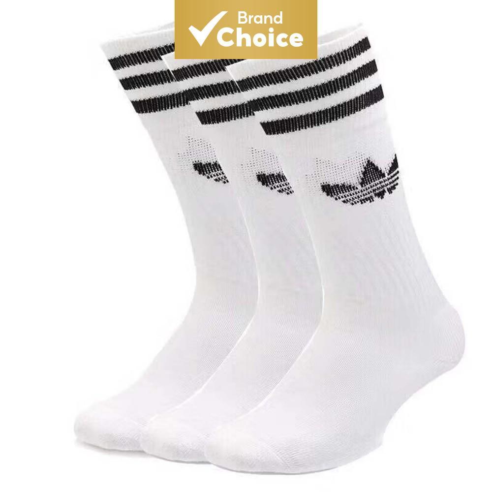 Meias Adidas 3-Pares Zona Esticável Suporte do Arco Palmilha Acolchoada Costura na Ponta Anti-Fricção S21489