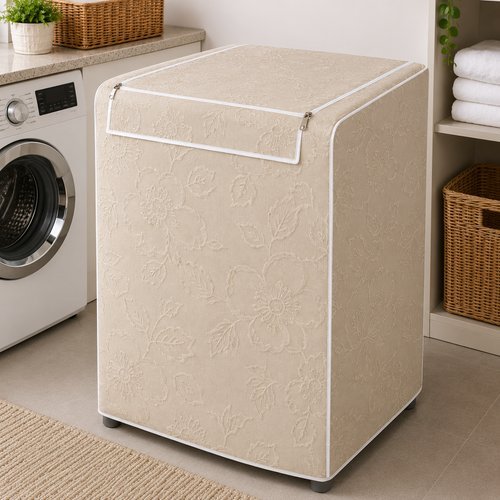 Capa Protetora Para Maquina De Lavar Abas Ajustáveis Zíper Superior Electrolux - Tamanho G