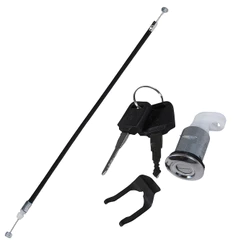 Trava da tampa carenagem lateral banco CB300 CB300F Twister com chave e cabo