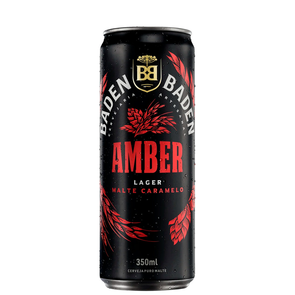 Cerveja Baden Baden Amber Lager Malte Caramelo 350ml