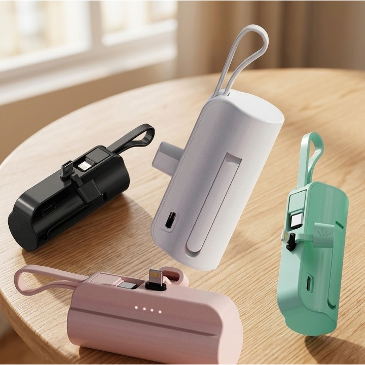 Mini Power Bank Portátil Carregador Rápido para iPhone Samsung Xiaomi Baoshi