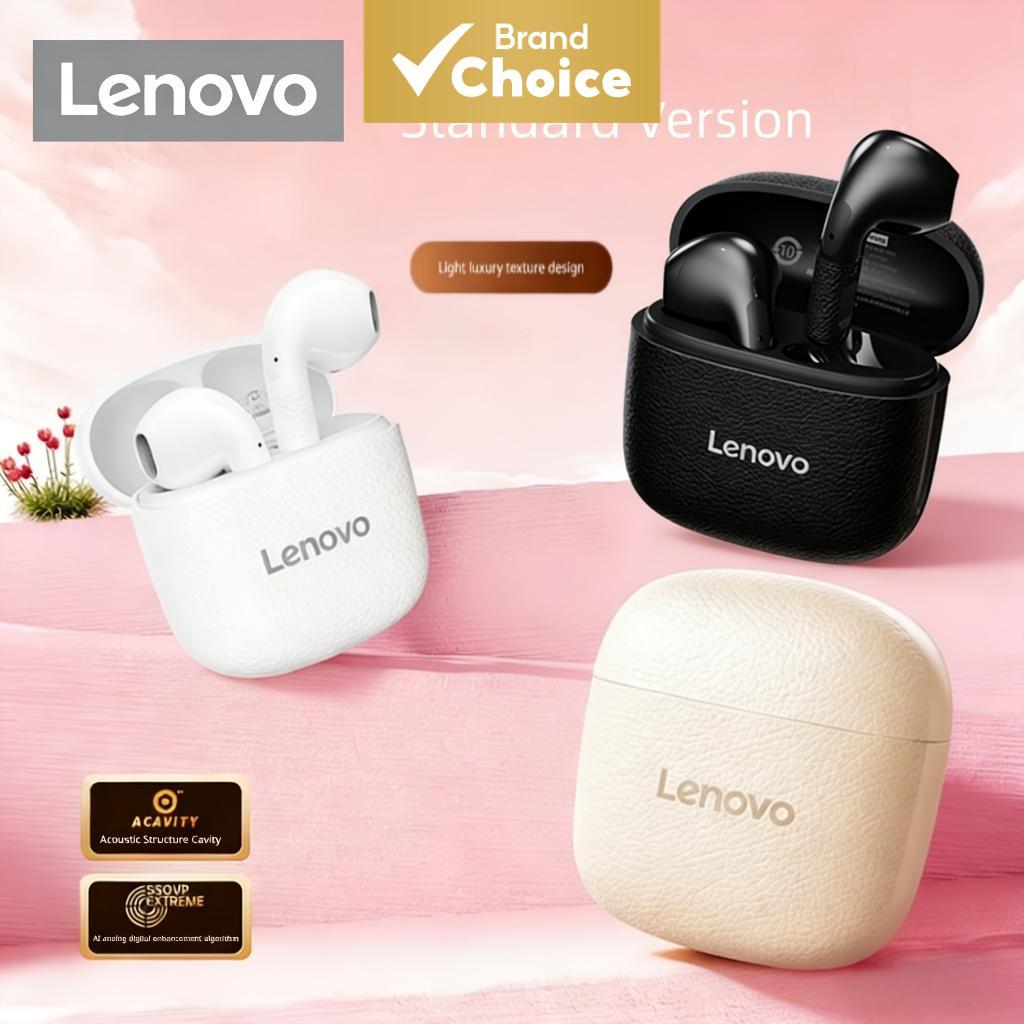 Fones de Ouvido Bluetooth Lenovo Verdadeiros Sem Fio 5.4, Meio Intra-Auriculares, Ultra-Leves, Confortáveis, com Som