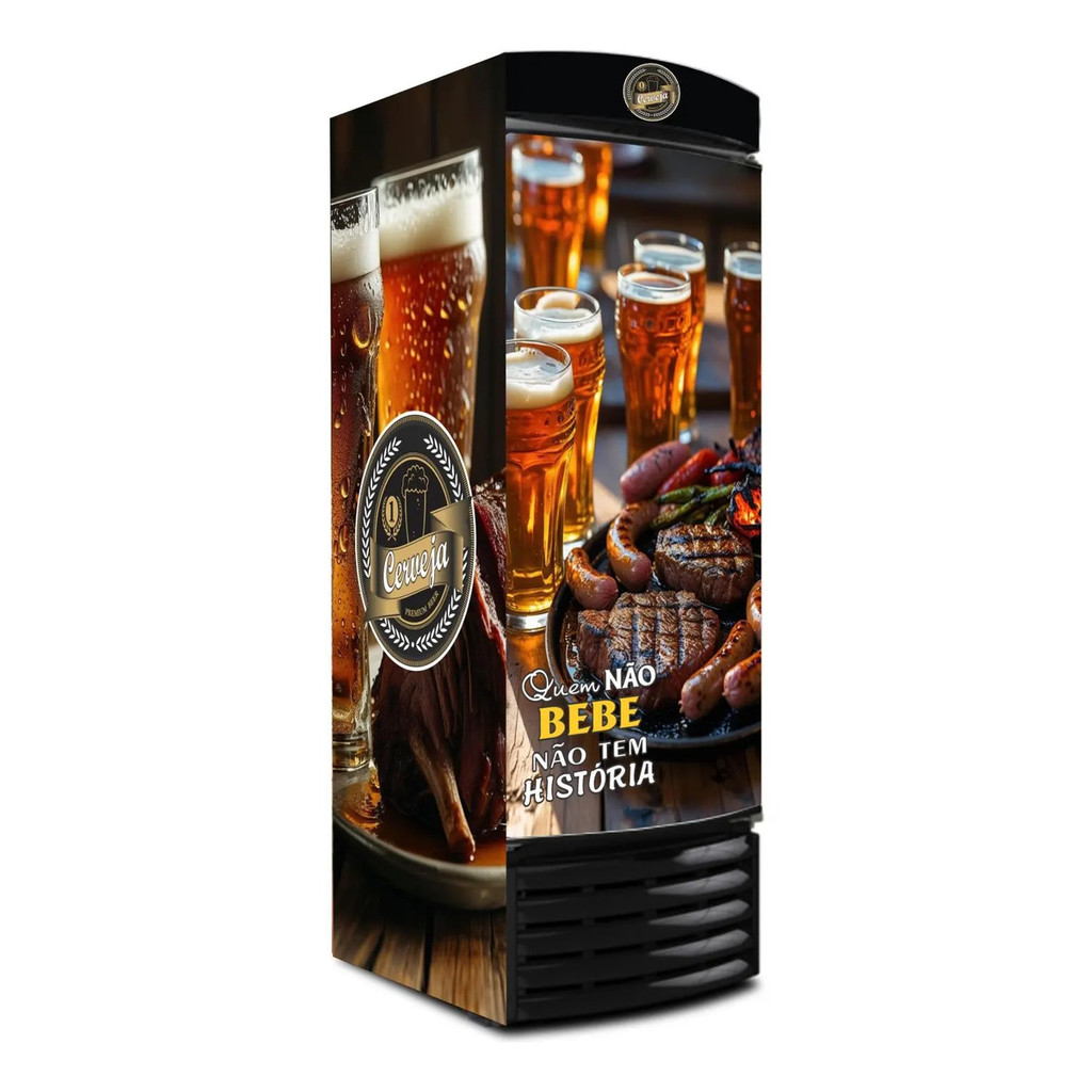 Adesivo Personalizado Cervejeira Churrasco e Cerveja Mod101