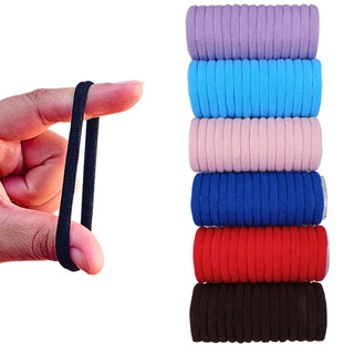Xuquinha 100 pçs elástico chuquinha/ Rabicó de Cabelo colorido Adulto Infantil Criança