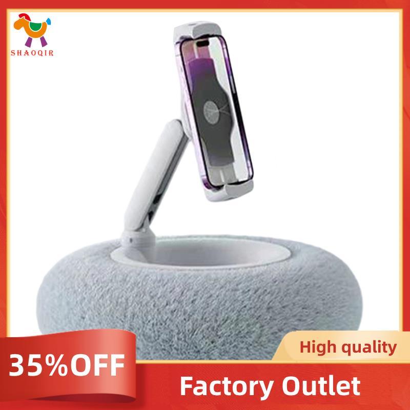 Enfeite De Pelúcia , Tigela De Lanche E 360 ° Suporte De Telefone Ajustável-Para Smartphones Tablets D