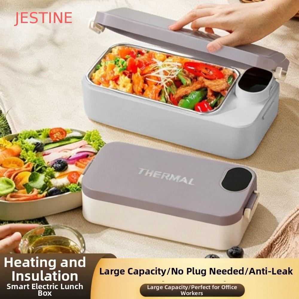 Aquecedor De Alimentos JESTINE , Lancheira Aquecida USB Recarregável Com Capacidade De 900ml , Função De Aquecimento