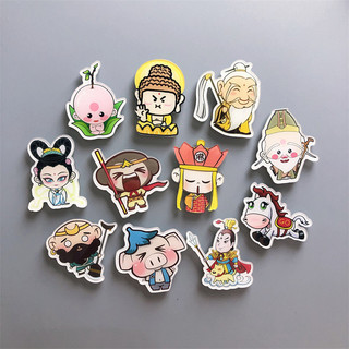 Desenhos animados viagem criativa para o oeste mestre aprendiz geladeira adesivos ímãs decorações para casa ímãs magnéti