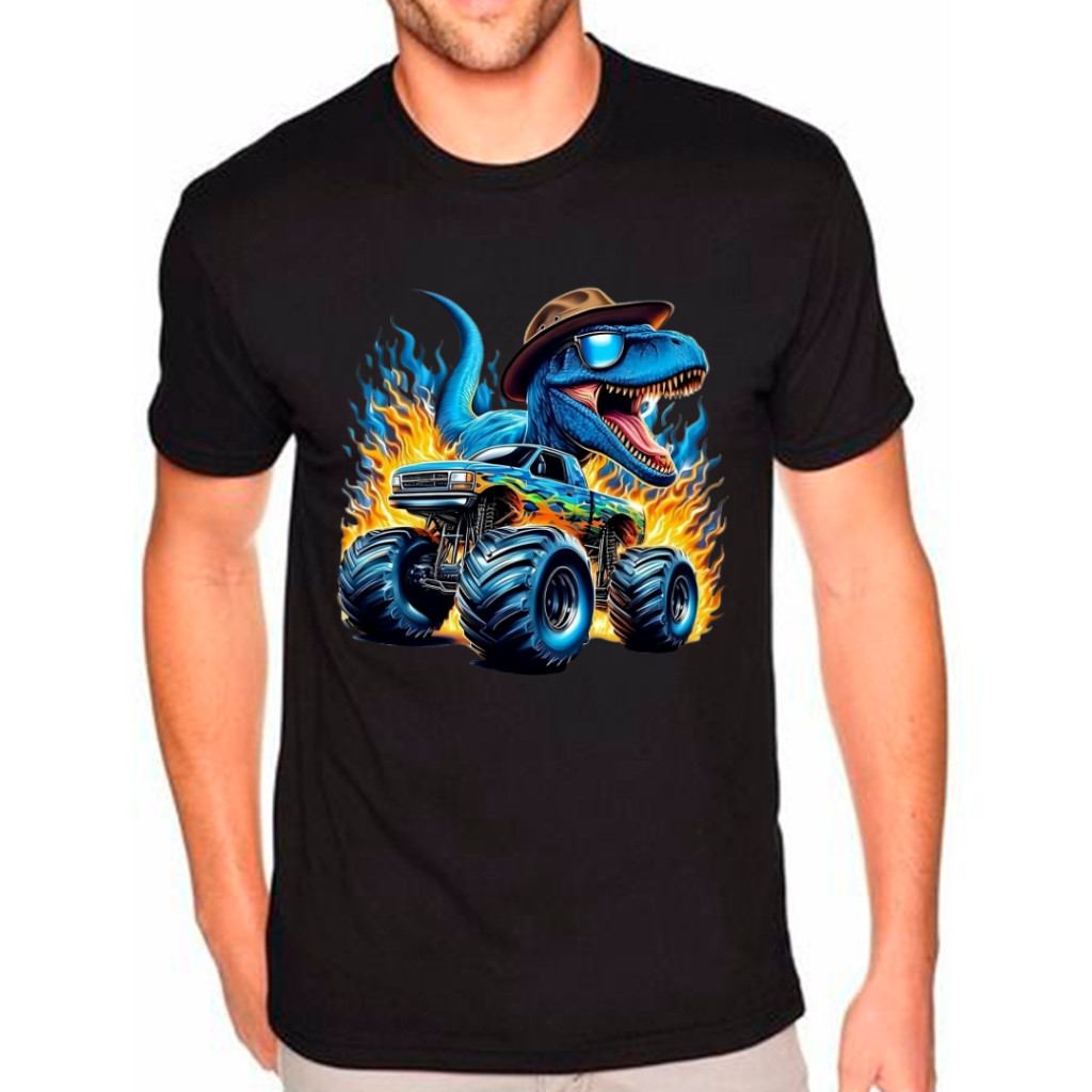 Camiseta camisa blusa DINOSSAURO-REX MOSTER  Infantil blusa 100% Algodão