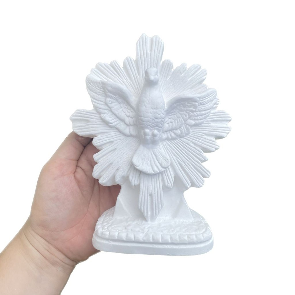 Imagem Divino Espírito Santo Com Pedestal 17 cm