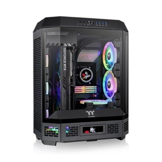 Gabinete Gamer Thermaltake The Tower 600, Painel de Vidro, Mid-Tower, 2x Fans 140mm, Black - CA-1Z1-00M1WN-00 em Oferta na Shopee