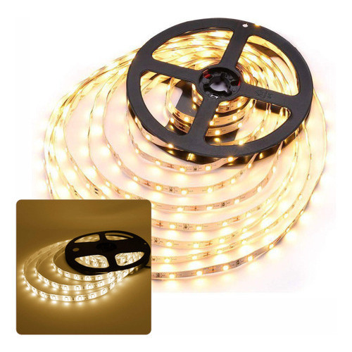 Fita Led 3528 5M 60Leds/m 3000K Branco Quente BQ 12V Cozinha - Moveis - Sancas de Gesso - Cabeceiras em Oferta na Shopee