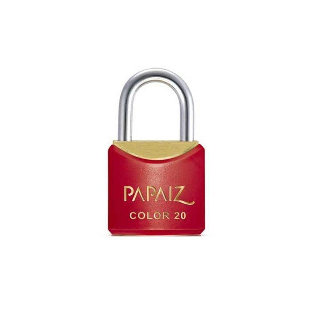 Cadeado com Chave 20mm Latão Vermelho Colorido Papaiz em Oferta na Shopee